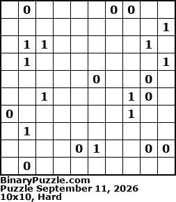 Binary Puzzle