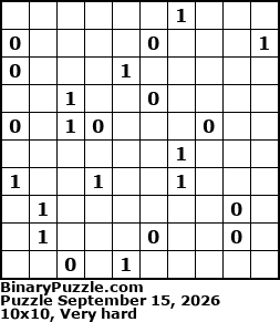 Binary Puzzle