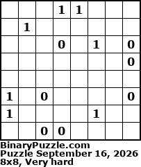 Binary Puzzle