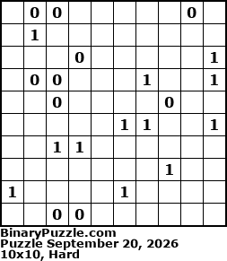 Binary Puzzle