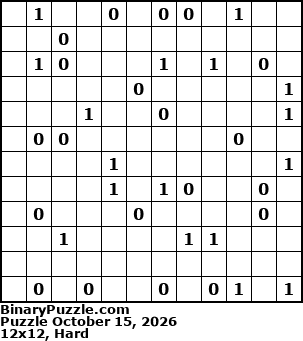 Binary Puzzle
