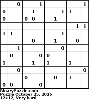 Binary Puzzle