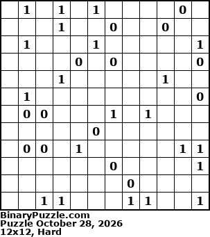 Binary Puzzle