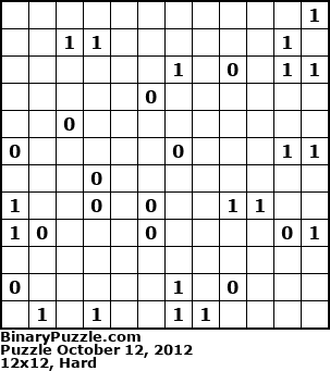 Binary Puzzle
