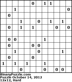 Binary Puzzle