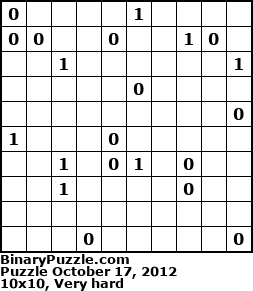 Binary Puzzle