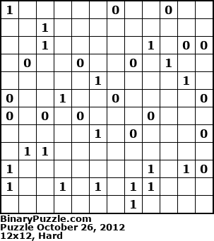 Binary Puzzle