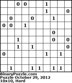 Binary Puzzle