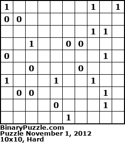 Binary Puzzle