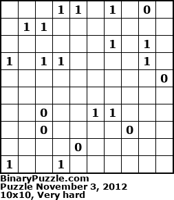 Binary Puzzle