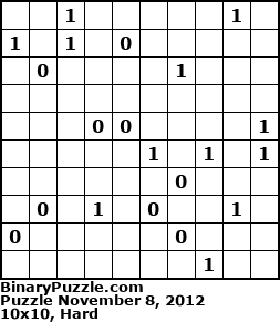 Binary Puzzle