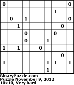 Binary Puzzle