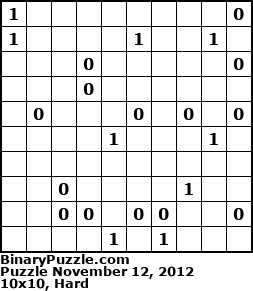 Binary Puzzle