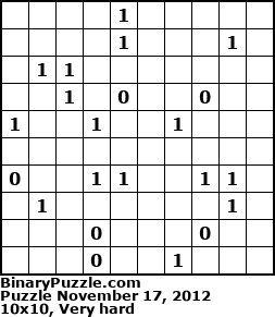 Binary Puzzle