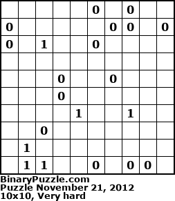Binary Puzzle