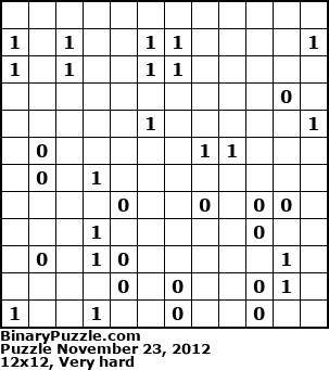 Binary Puzzle