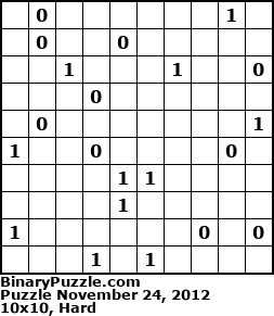 Binary Puzzle