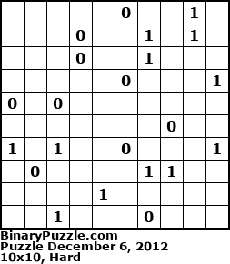 Binary Puzzle