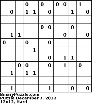 Binary Puzzle