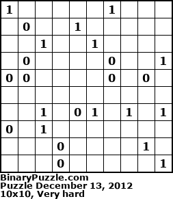Binary Puzzle