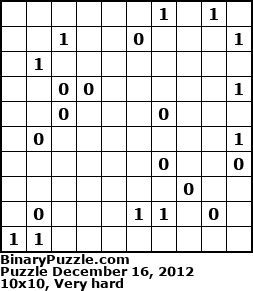 Binary Puzzle