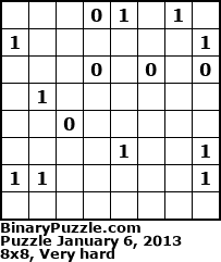 Binary Puzzle