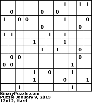 Binary Puzzle