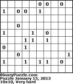 Binary Puzzle