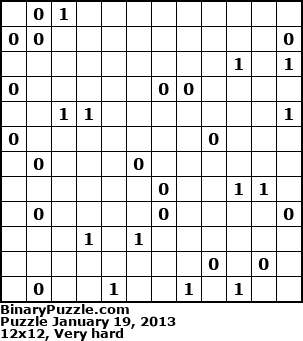 Binary Puzzle