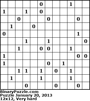 Binary Puzzle