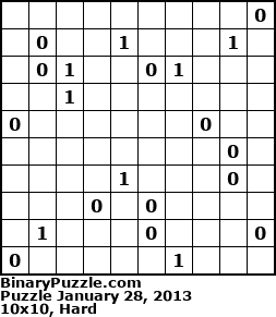 Binary Puzzle