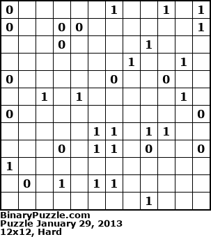 Binary Puzzle