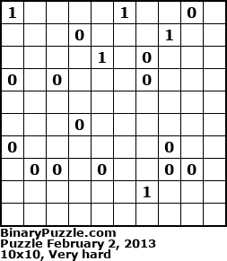 Binary Puzzle
