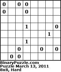 Binary Puzzle