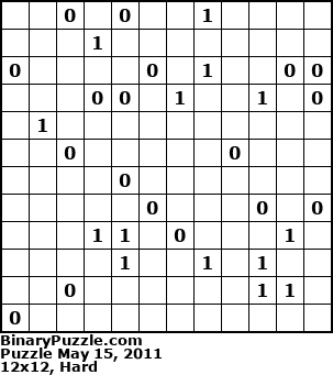 Binary Puzzle