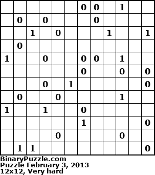 Binary Puzzle