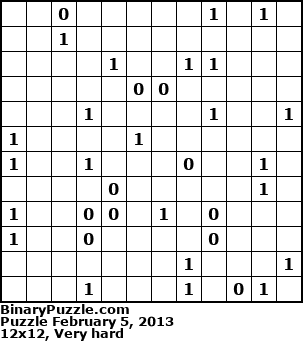 Binary Puzzle
