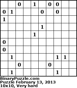 Binary Puzzle