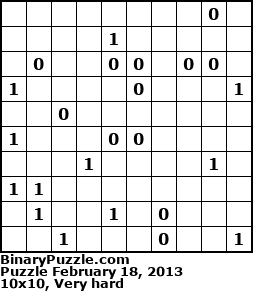 Binary Puzzle