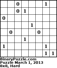 Binary Puzzle