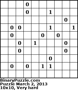 Binary Puzzle