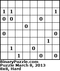 Binary Puzzle