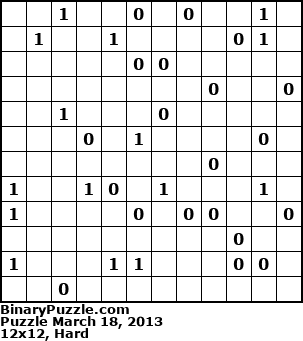 Binary Puzzle