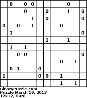 Binary Puzzle