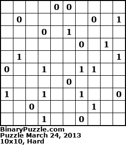 Binary Puzzle