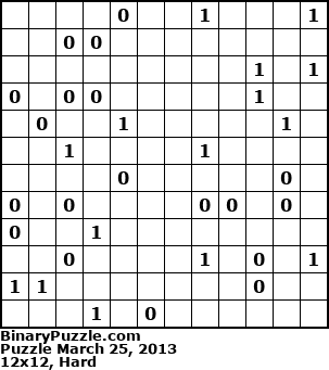 Binary Puzzle