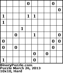 Binary Puzzle