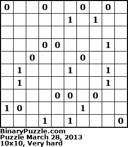 Binary Puzzle
