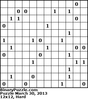 Binary Puzzle