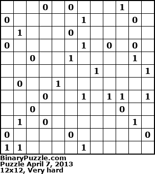 Binary Puzzle